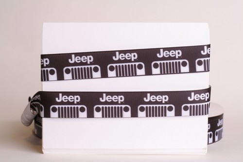 Jeep black grosgrain - jeep, 7/8"