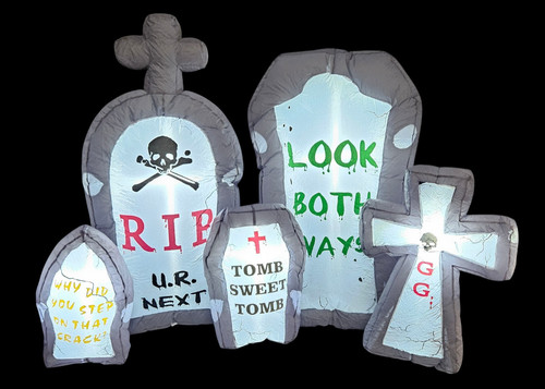 Halloween inflatable tombstone - halloween,